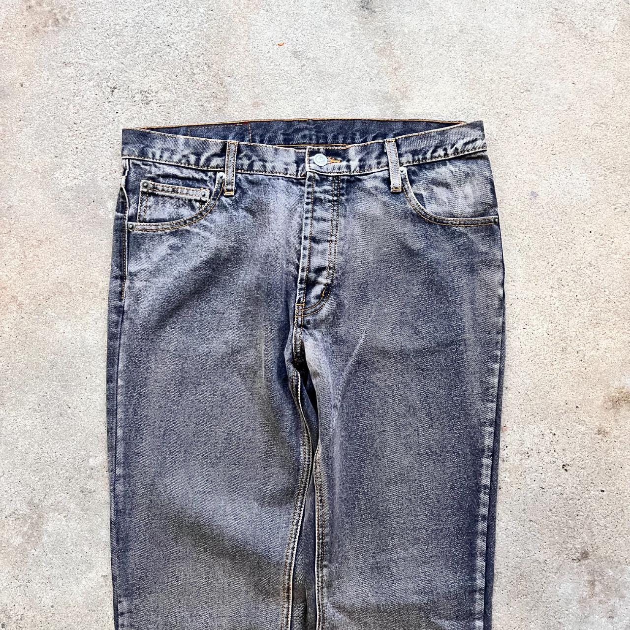 Rare Cheap Monday Faded Grey Grunge Jeans [30 x 34]