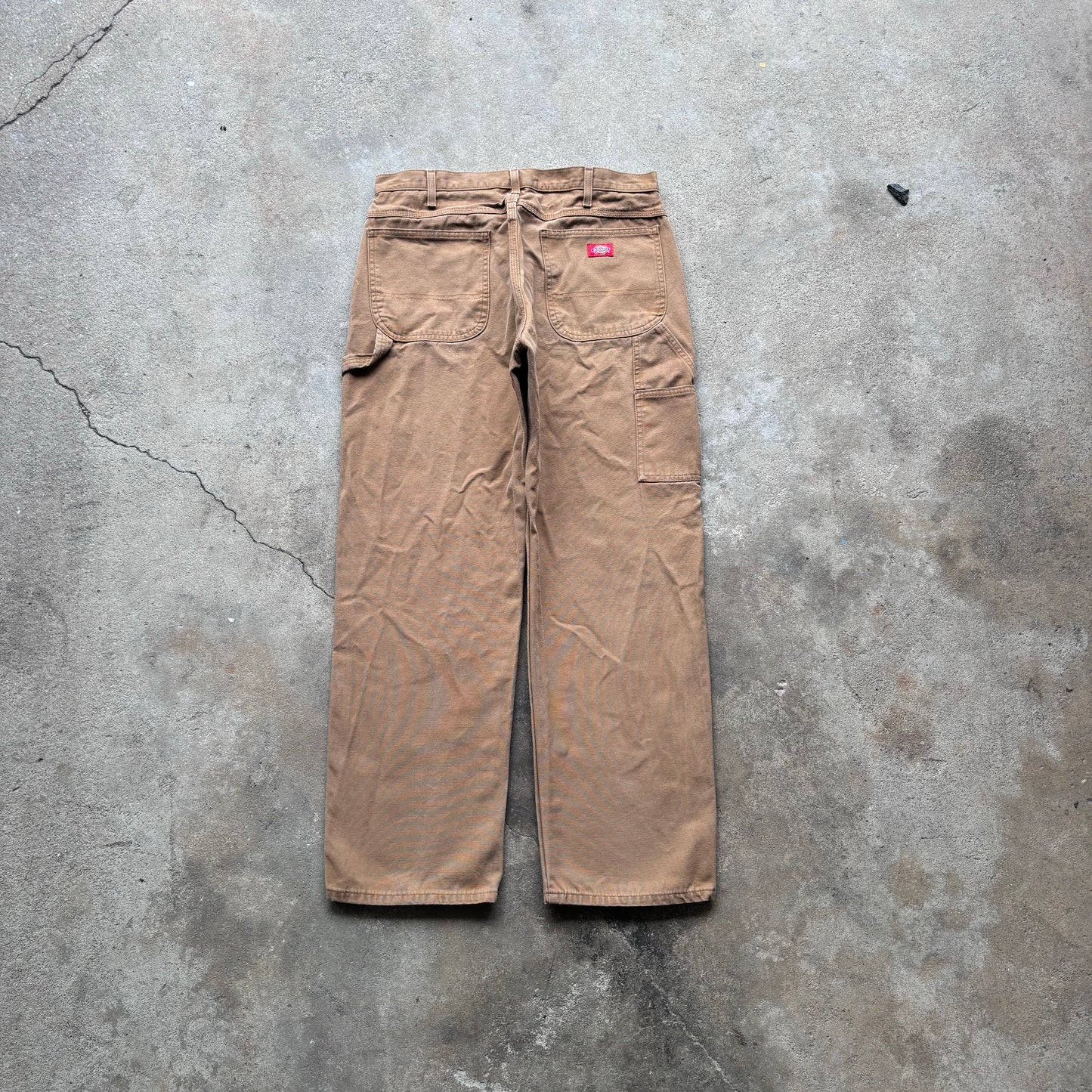 Dickies Classic Orange/Tan Thick Canvas Carpenter Pants [36 x 32]