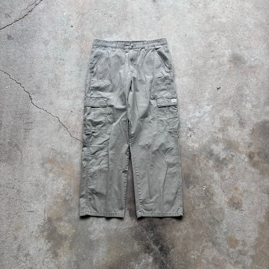 Wrangler Beige Cargo Pants with Ribbed Texture [34 x 30]