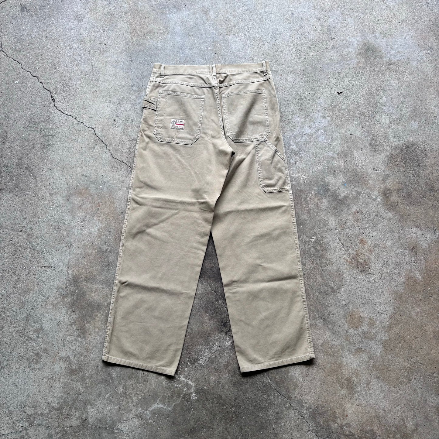 Vintage Old Navy 'Supplied and Equipment' Tag Smooth Carpenter Pants [33 x 32]