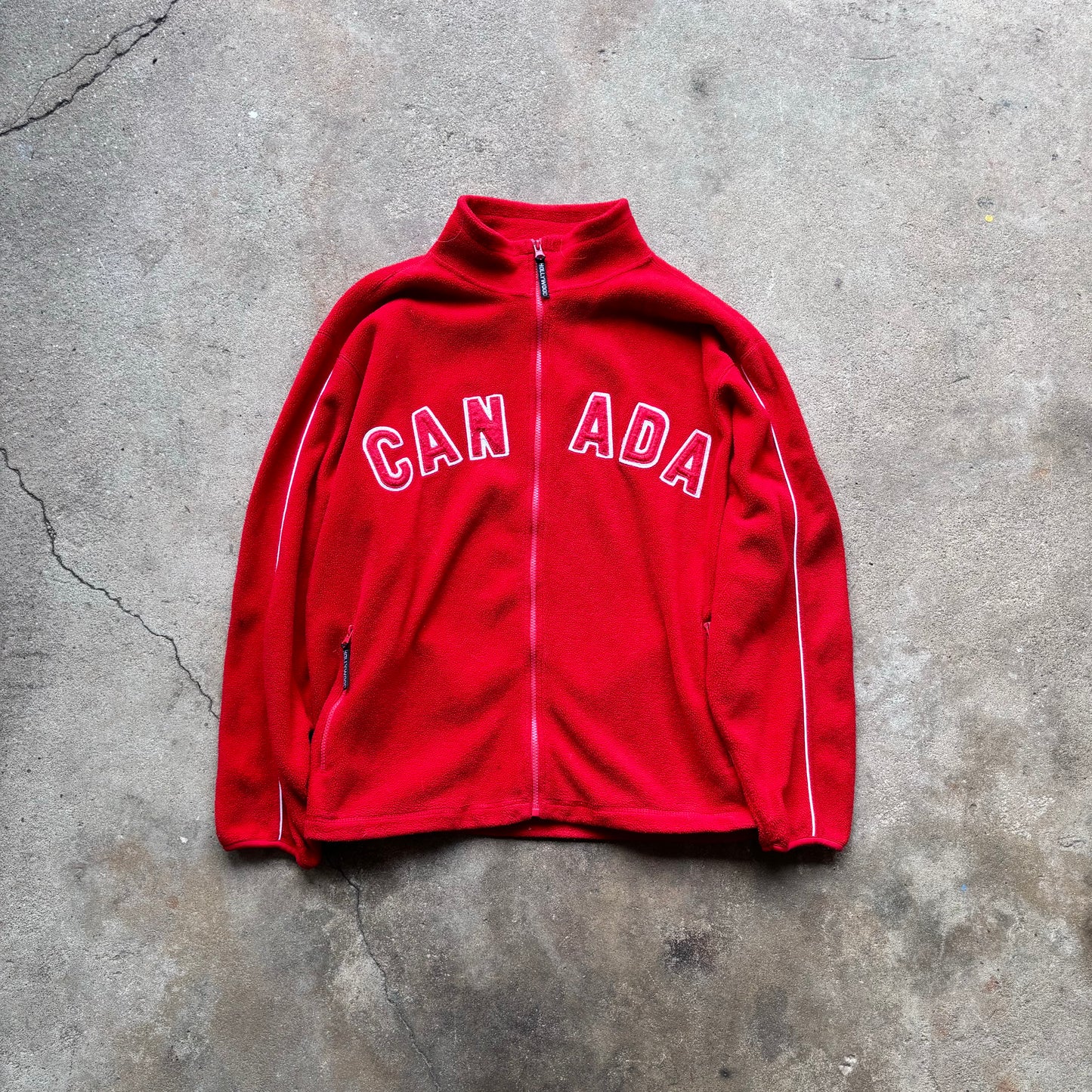 Club Hollywood Canada Red 'Canada' Zip Up Fleece [Large]