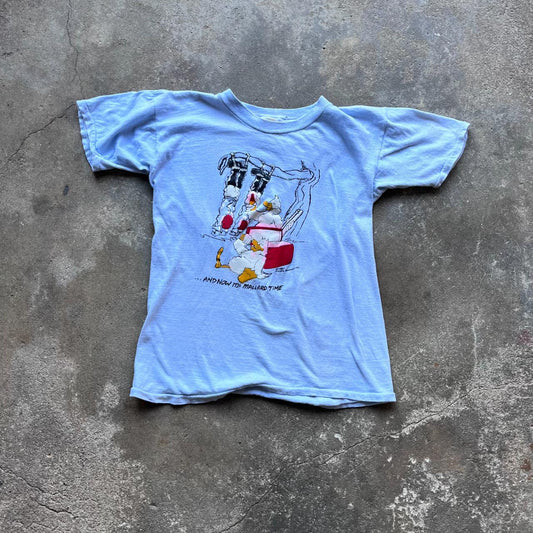 1987 Blue 'It's Mallard Time' Graphic T-shirt [Small]