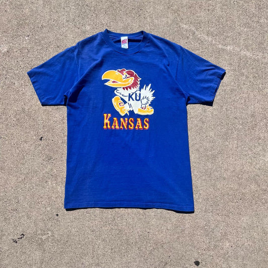 Vintage 90s Single Soffe 'KU Kansas' T-shirt